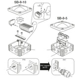 Scanstrut SB-8-10 Junction Box  [SB-8-10]