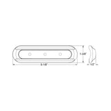 TACO 4-LED Deck Light - Flat Mount - White Housing [F38-8800W-1]